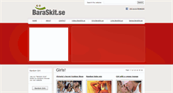 Desktop Screenshot of girls.baraskit.se